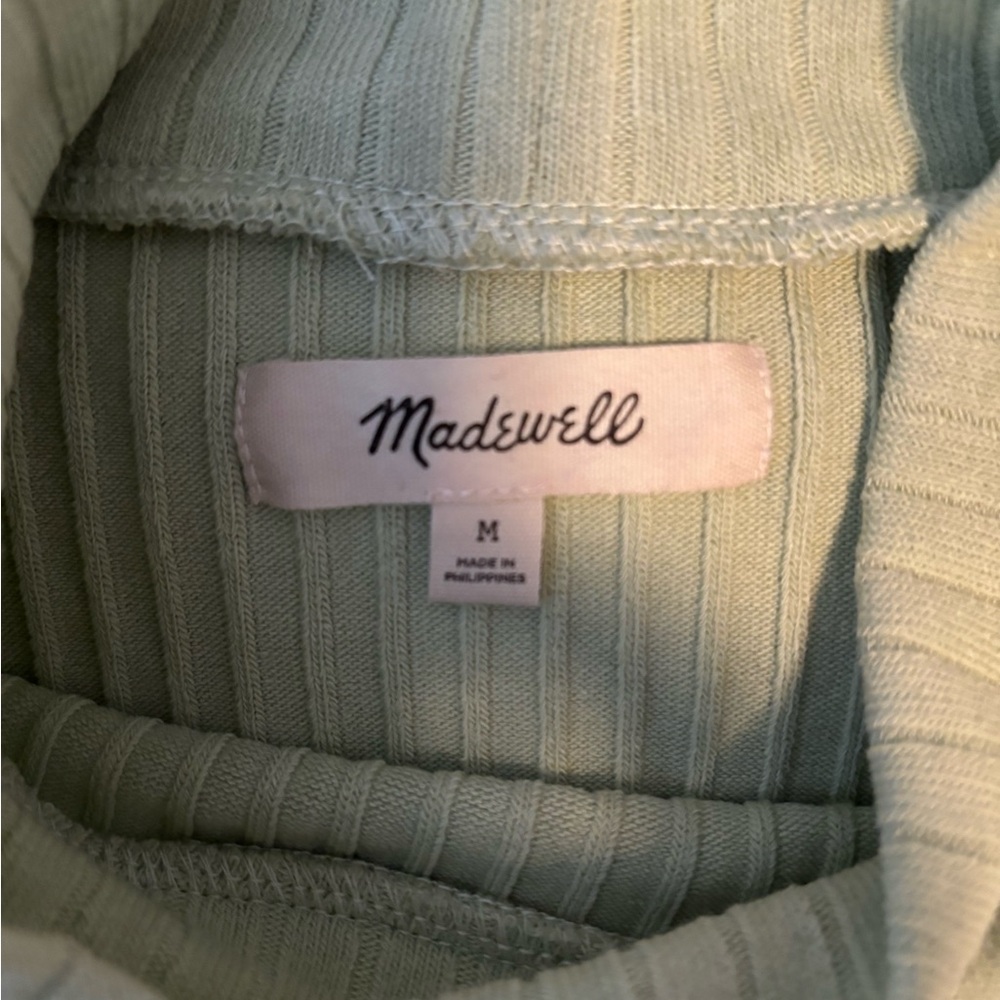 Madewell mock neck cropped tank